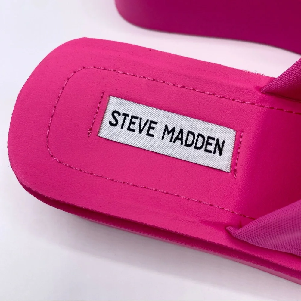 Steve Madden Pink Gimmee Platform Wedge Sandal